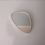 Free-form mirror with gold edge, 1950, 40x27 cm