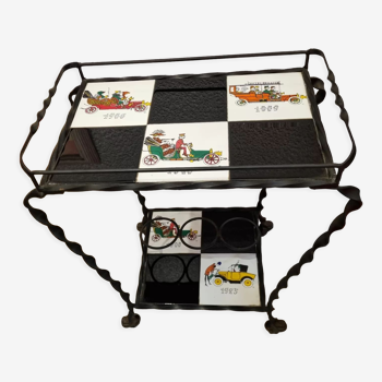 Rolling table bar from 1950