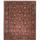 Tapis en laine florale rouge fait à la main antique persan khorassan tapis - 295x376cm