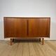 Kai Kristiansen teak sideboard with retractable doors – Denmark 1960s