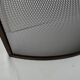 Rounded steel fire screen L 70 cm H 56 cm for fireplace or stove