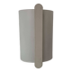 Vintage opaline glass wall light, Delmas France 1970