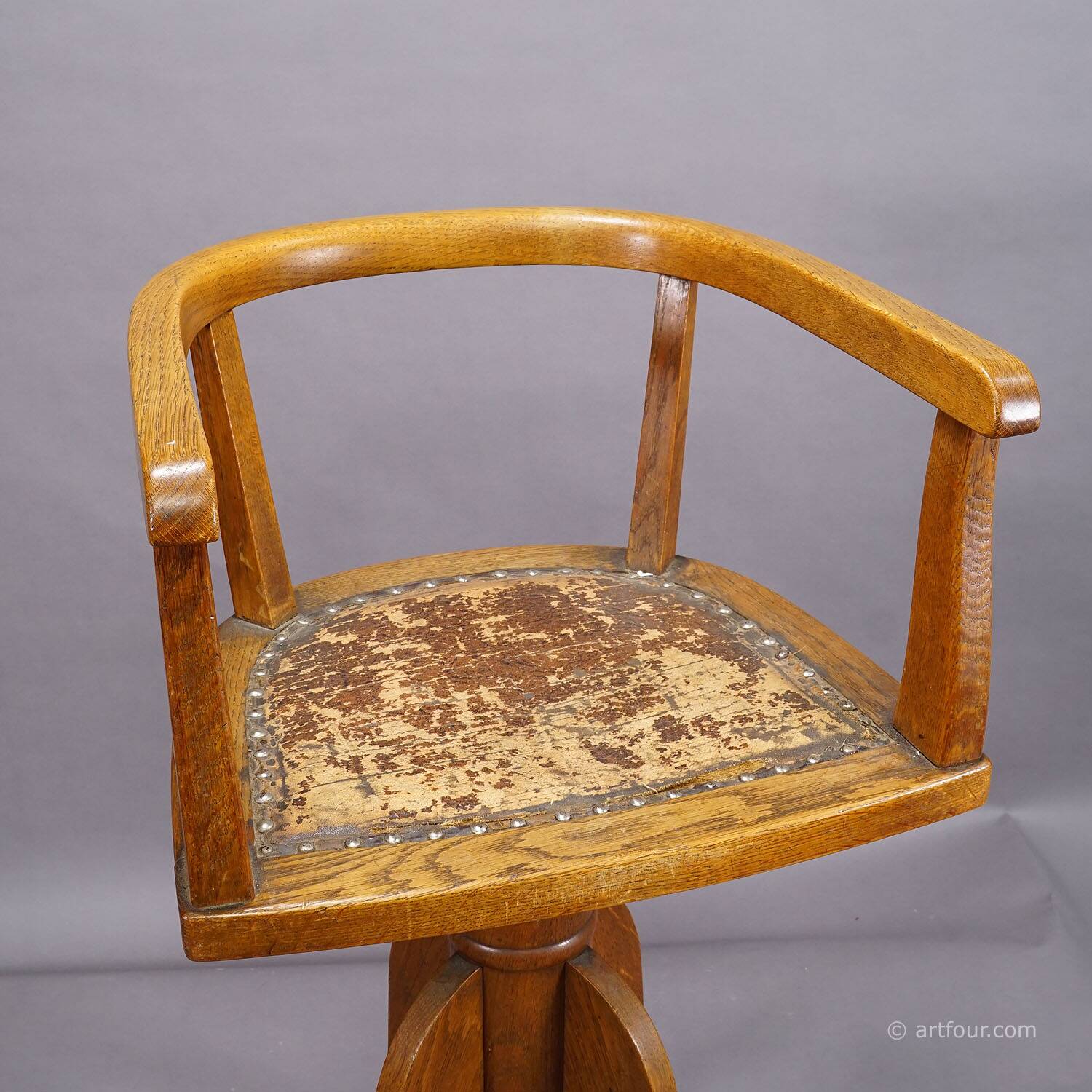 Chaise de barbier antique pour enfants, Allemagne vers 1920.
