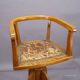 Chaise de barbier antique pour enfants, Allemagne vers 1920.