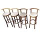 Lot de 4 tabourets de bar Baumann