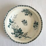 Plat creux en terre de fer Mûre, Badonviller vers 1900
