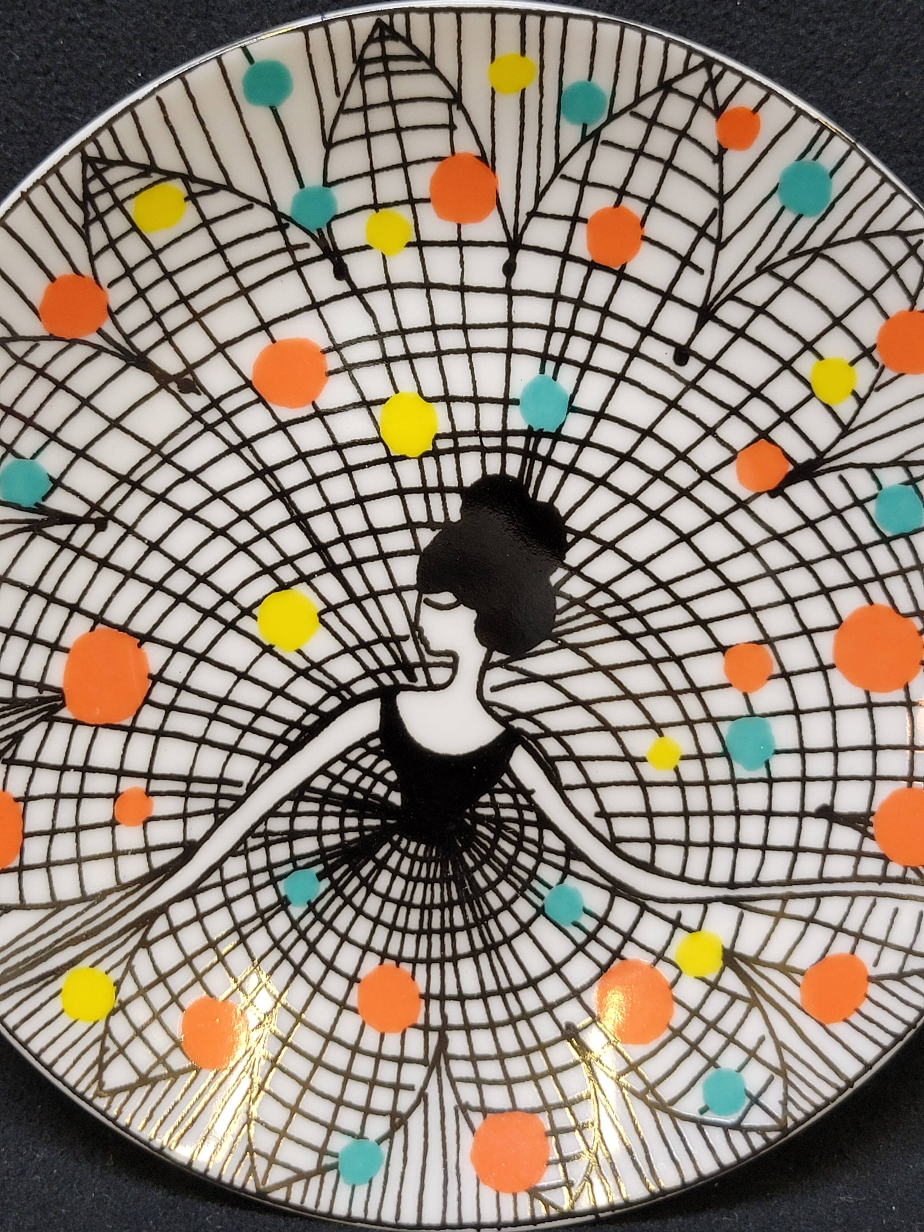 2 Petites Assiettes Fragonard Danseuses