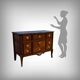 Mahogany and Rosewood Commode, Louis XVI style – 1st part of the 20th century