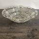 Vintage pressed glass fruit bowl