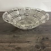 Vintage pressed glass fruit bowl
