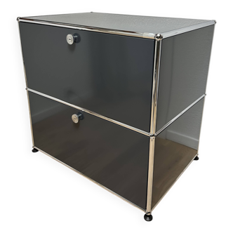 Commode USM Haller en Gris Anthracite