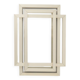 Miroir sculptural en laiton - Philippe Jean