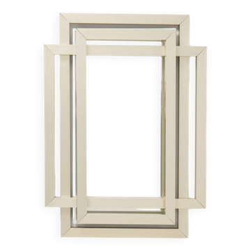 Miroir sculptural en laiton - Philippe Jean