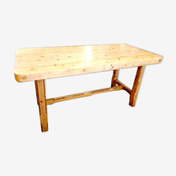Solid fir table