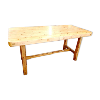 Solid fir table