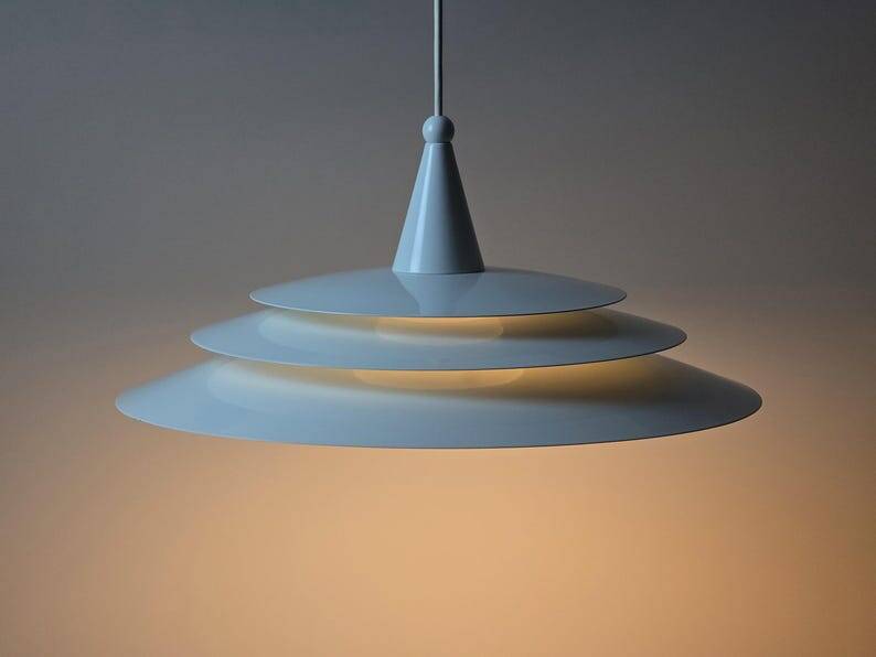 1990s Vintage BELID T1191 Scandinavian Mid-Century Modern Pendant Lamp