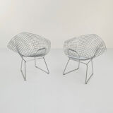 Diamond armchair chromed by Harry Bertoia for Knoll, 1990