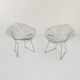 Diamond armchair chromed by Harry Bertoia for Knoll, 1990
