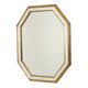 Grand miroir octogonal Deknudt, style Hollywood Regency