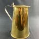 Jug covered pitcher coffee pot in brass late 18th century early 19th century