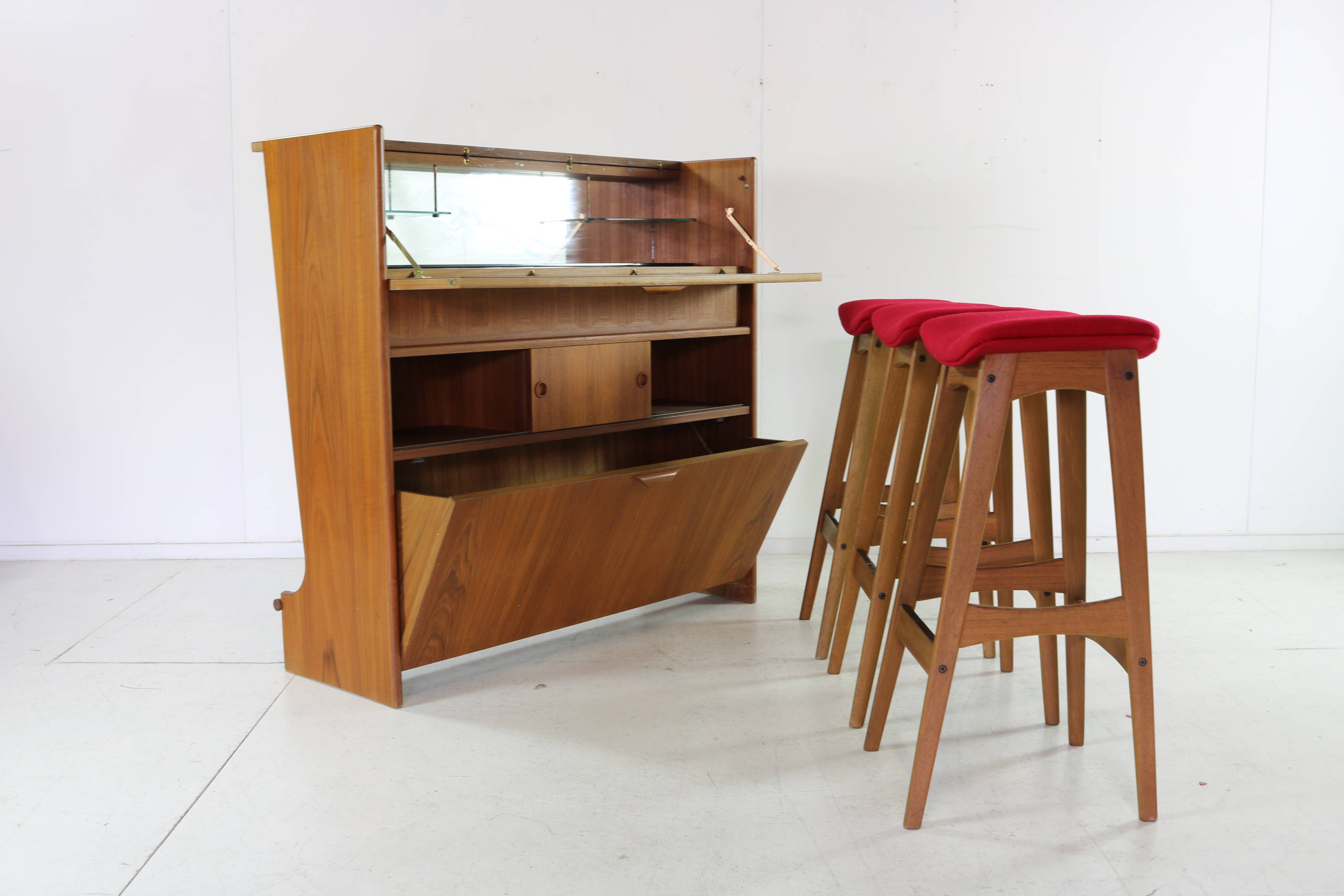 Set de bar sec design danois par Johannes Andersen pour Skaaning & Søn