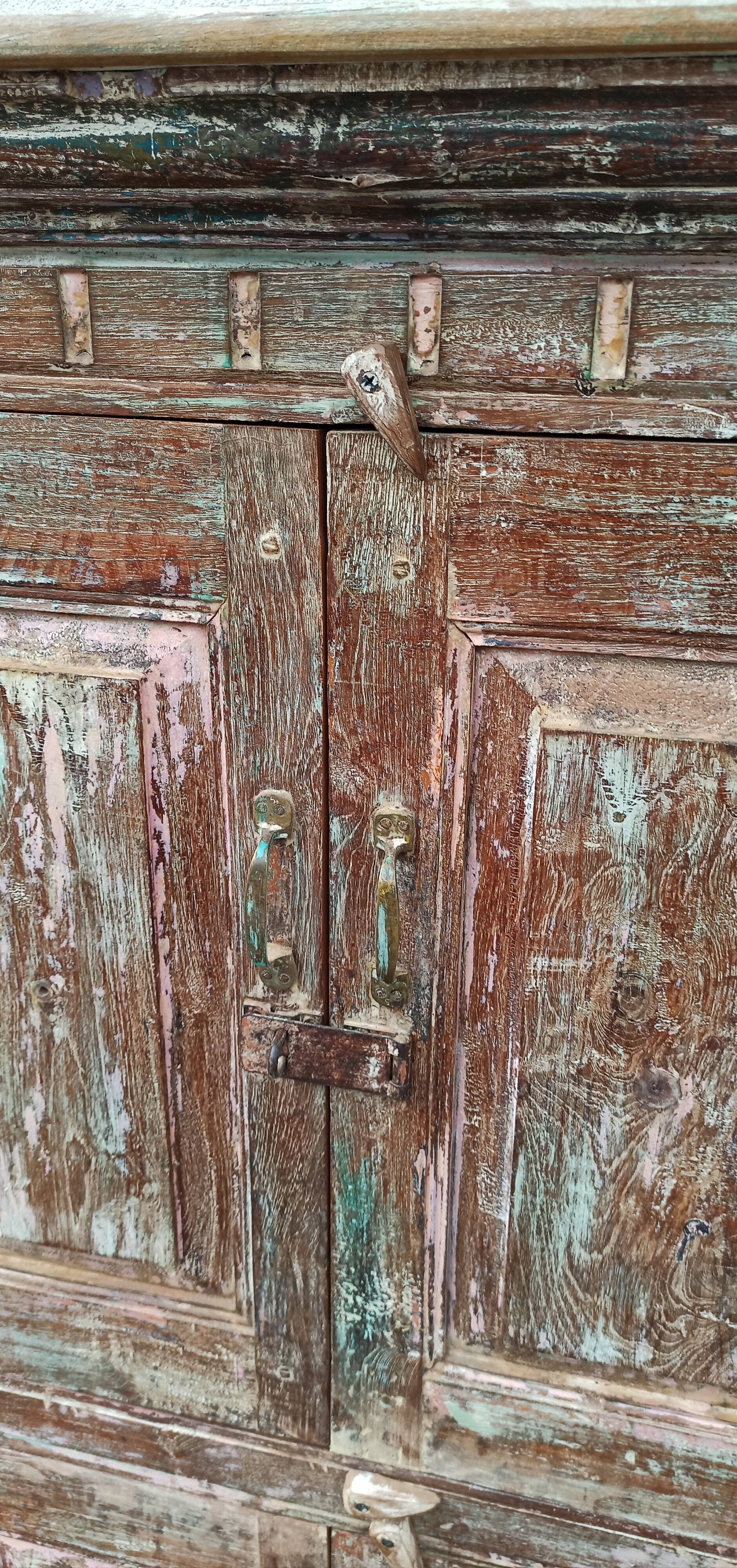 Antique wooden wardrobe