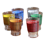 Set of 6 antique glasses