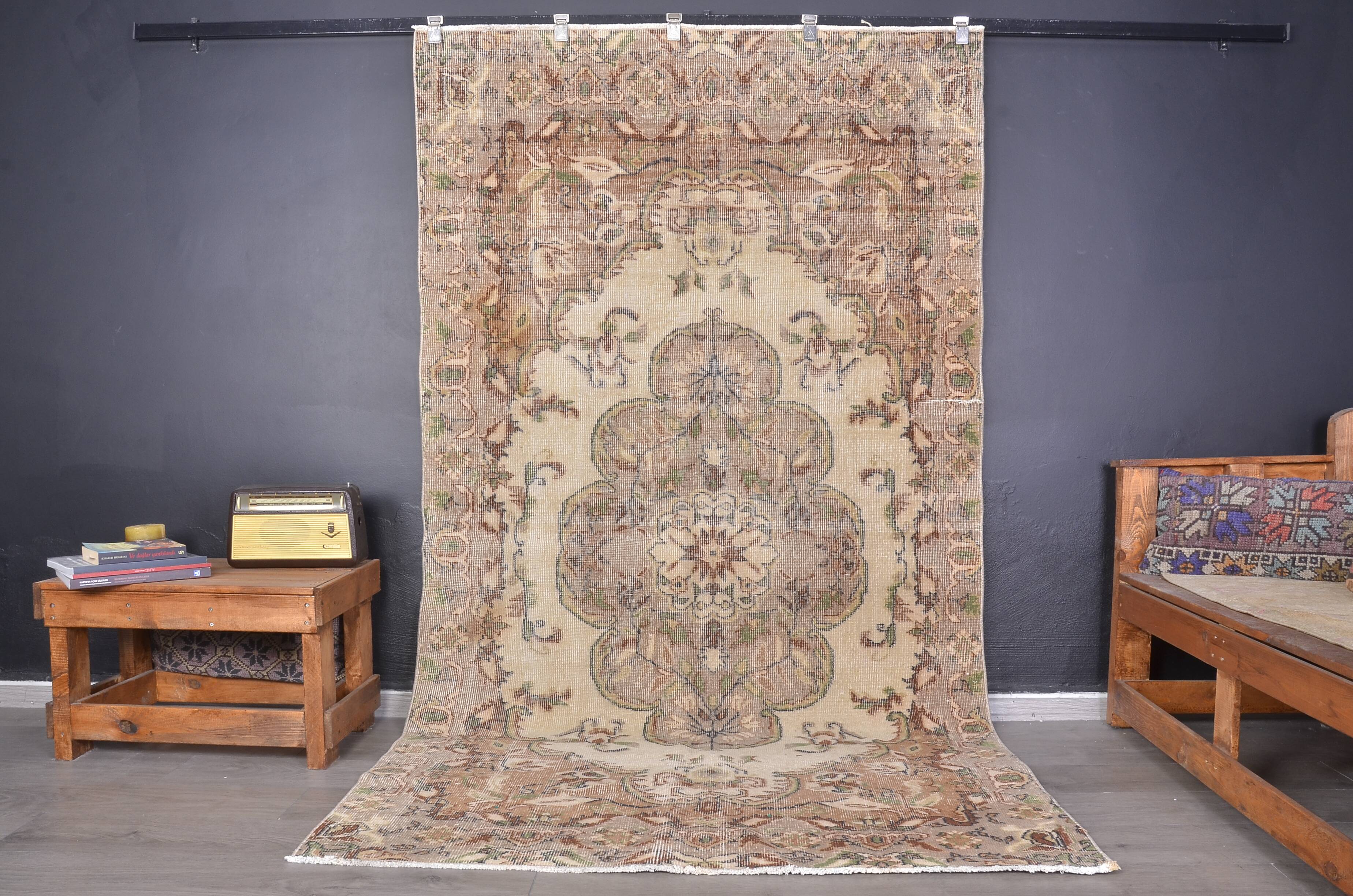 Vintage Handknotted Floor Carpet sku c-84