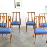 Set of 4 chairs and 2 armchairs by McIntosh.