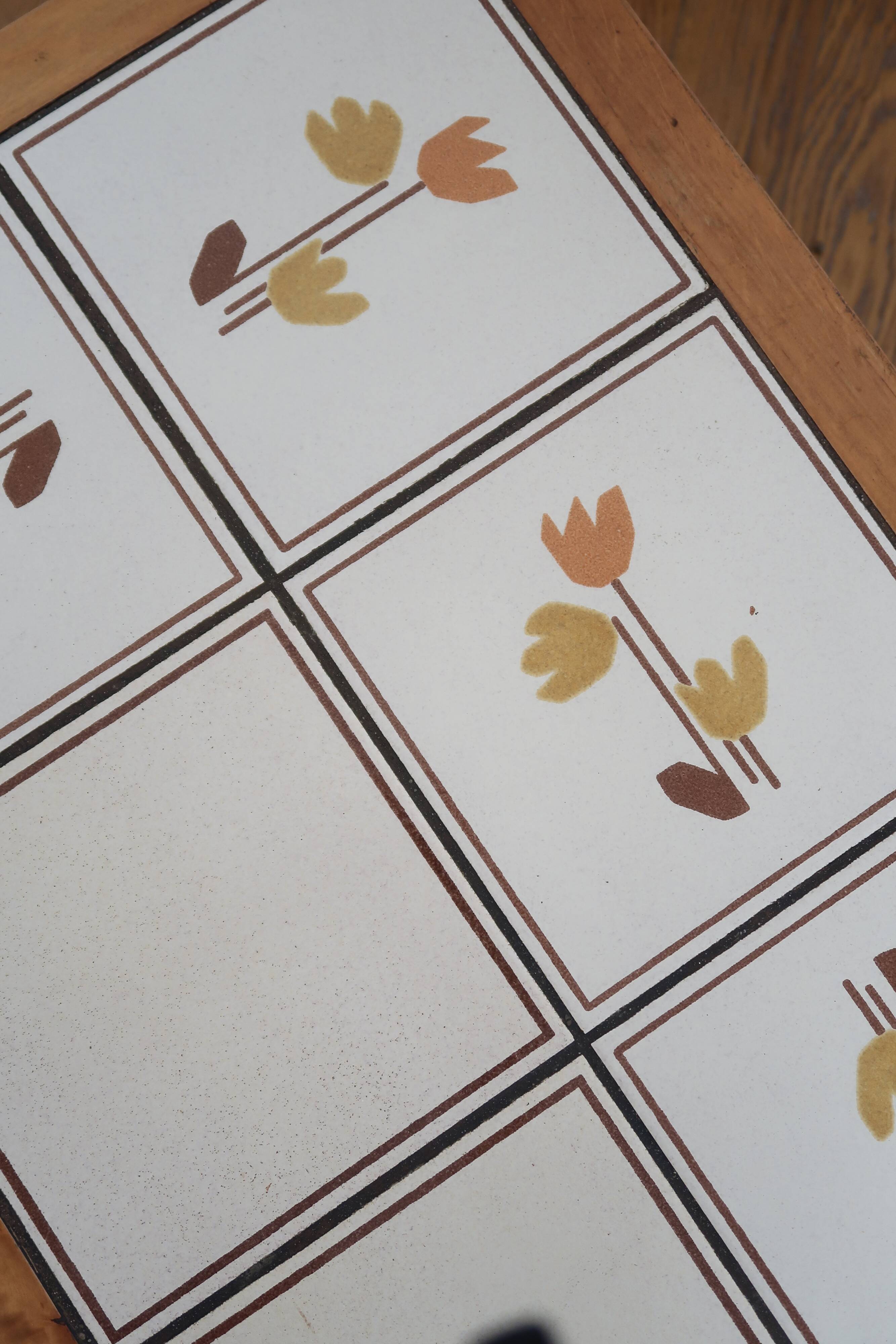 Brutalist coffee table ceramic top