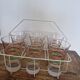 Vintage lemonade glasses service garden terrace aperitif