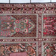 Vintage 1950s Persian Qum silk rug 72cm x 140cm