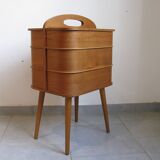Travailleuse en teck asystent 1960/70s