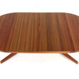 Extendable dining table Gudme 2x 'Slumstrup' - Danish design in teak