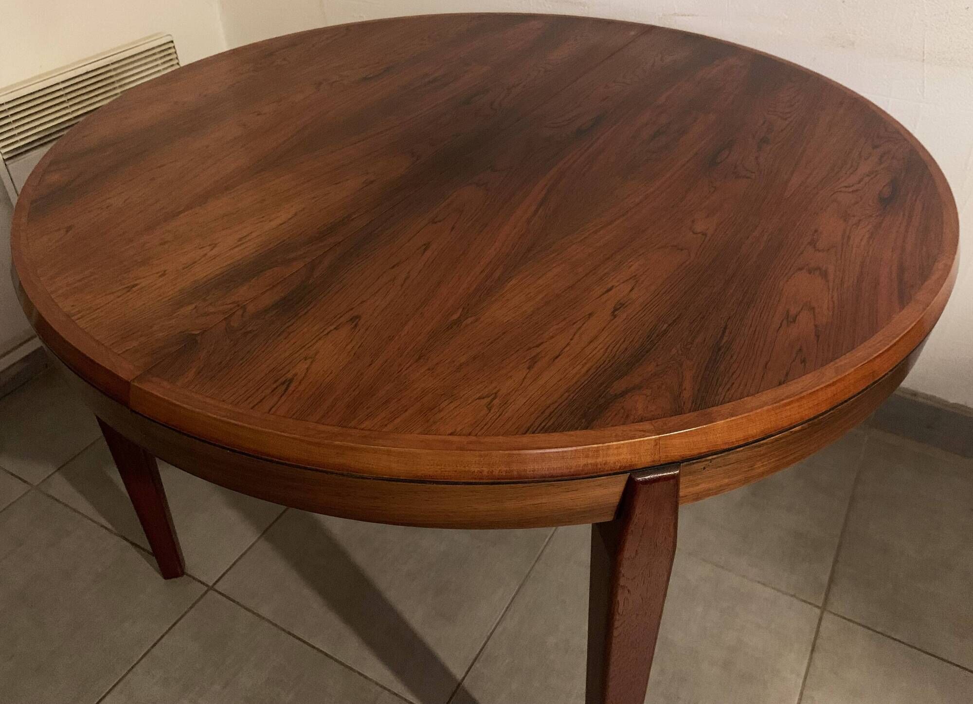 Dining table by Vestervig Eriksen Scandinavian rosewood from the 60s extendable