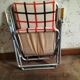 Lot de deux chaises pliantes vintage