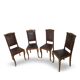 Italian art deco dining chairs 1920s