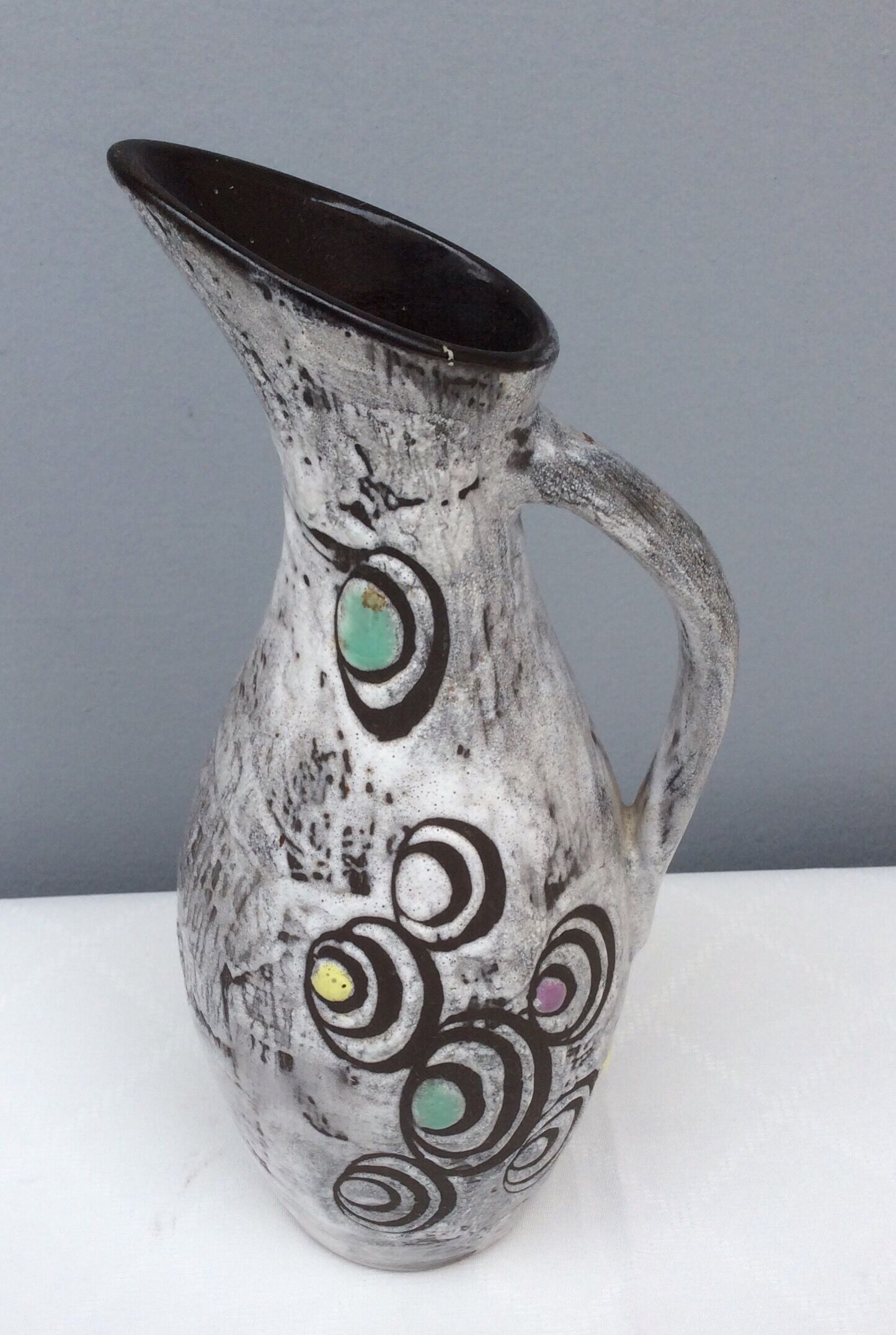 Ziegler ceramic pitcher, Switzerland 60s
