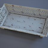 Metal openwork planter/stand on legs