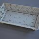 Metal openwork planter/stand on legs