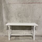 Weathered wooden bench