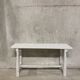 Weathered wooden bench