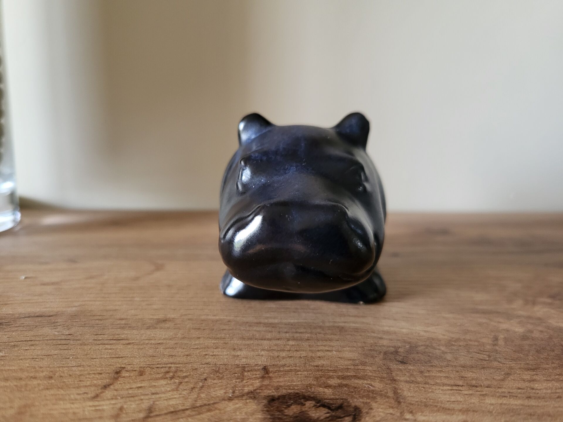 Uppsala ekeby, hippopotamus, mari simmulson, 1950s, figurine.