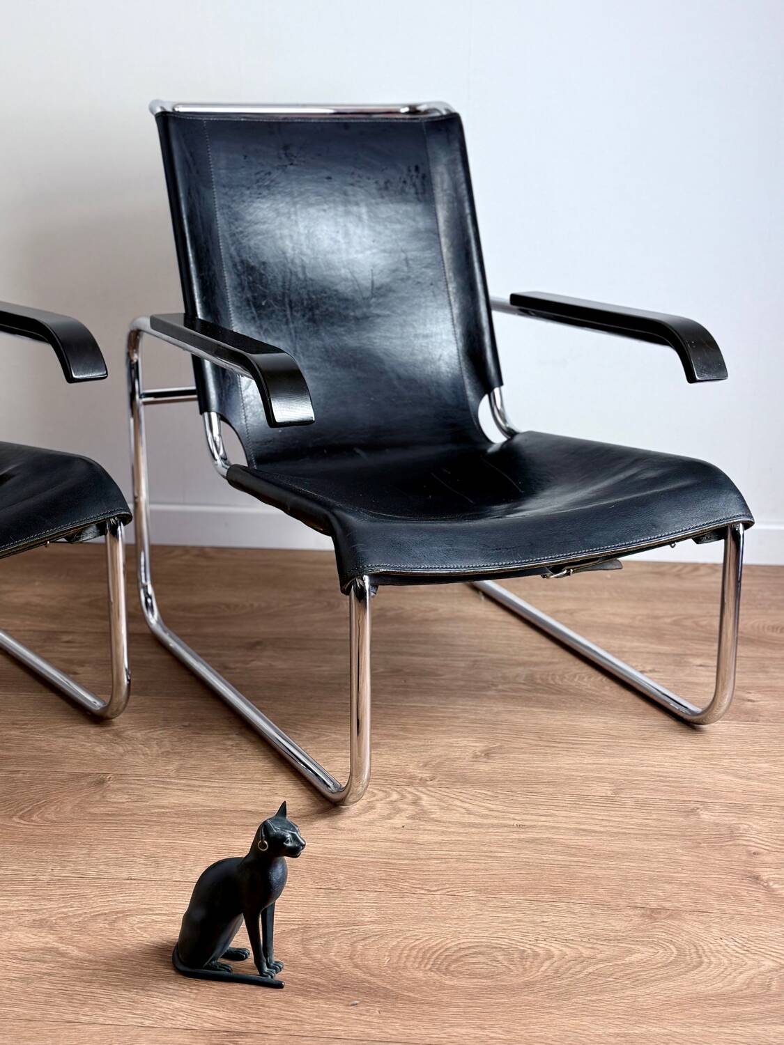 Pair of Thonet B35 armchairs - Marcel Breuer Bauhaus edition - vintage