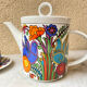 Coffee maker and ceramic coffee cup Villeroy and Boch Acapulco vintage 70s