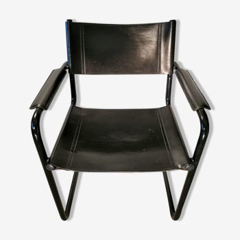 MG5 armchair by Matteo Grassi, leather