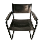 Fauteuil MG5 par Matteo Grassi, cuir