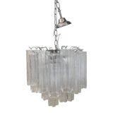 Contemporary Murano Glass "Tronchi" Sputnik Chandelier