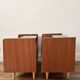 Paire tables de chevet vintage mid-century