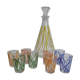 Vintage "BVB France" liquor service with colourful modernist décor